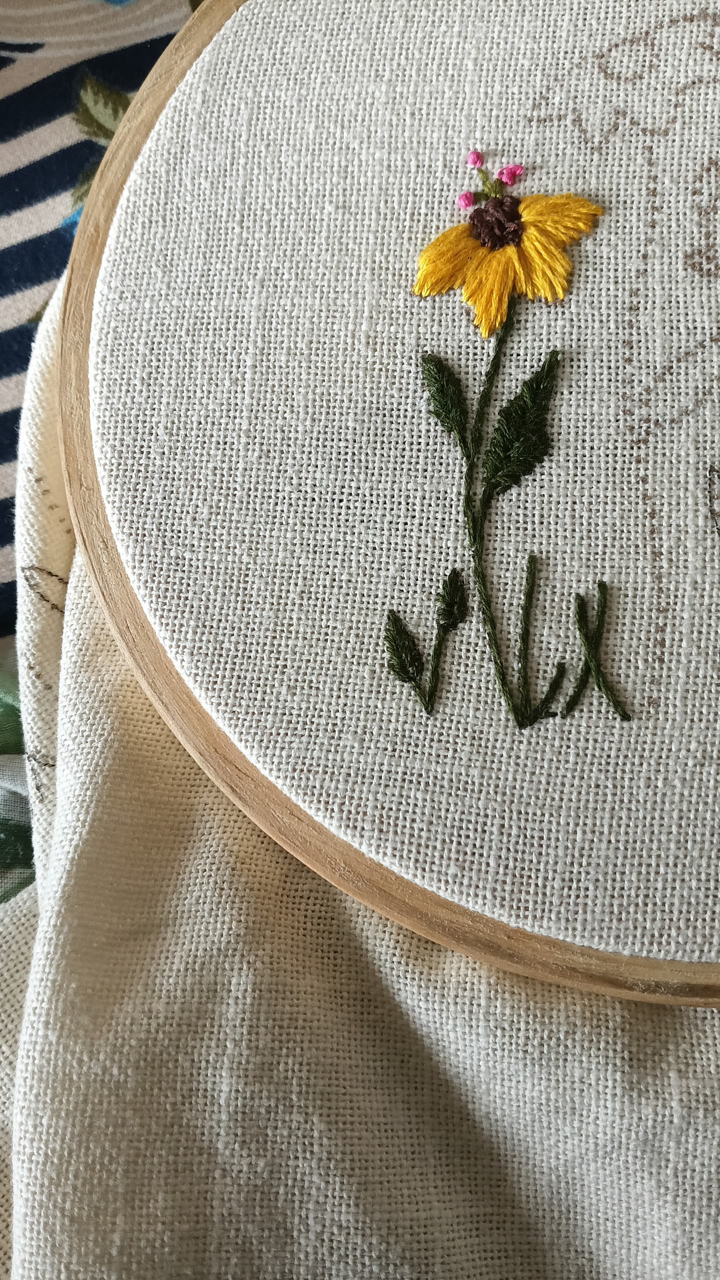 SF-1| Hand-Embroidered Sunflower outfit by DilStitch